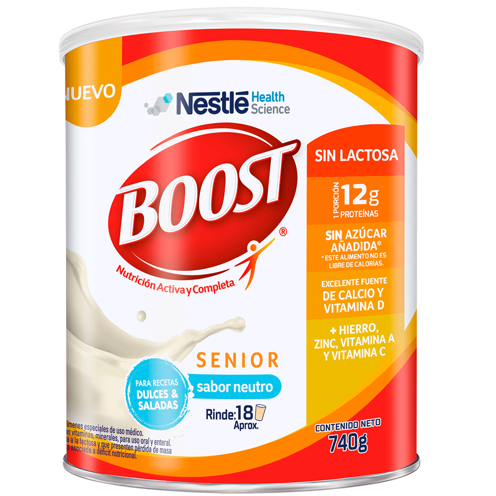 Boost Senior Sin lactosa 740g