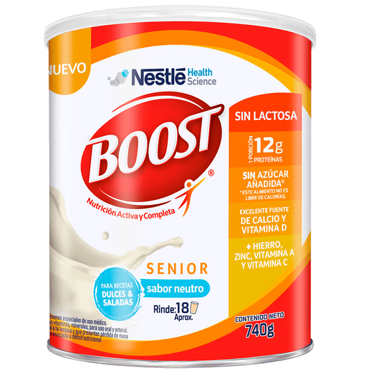 Boost Senior Sin lactosa 740g
