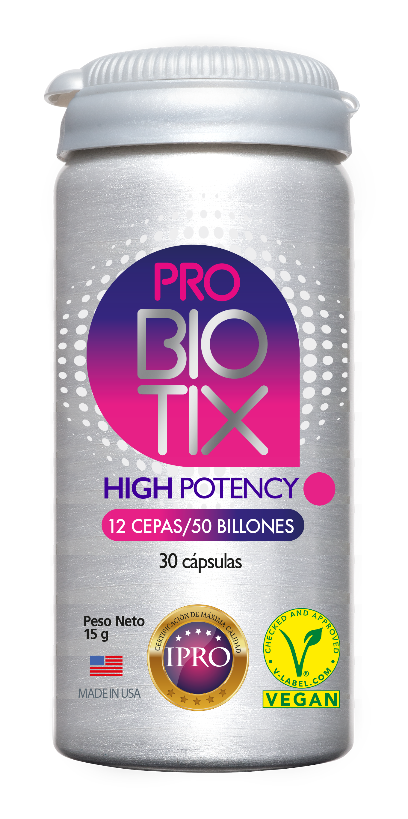 Probiotix High Potency (30 cápsulas)